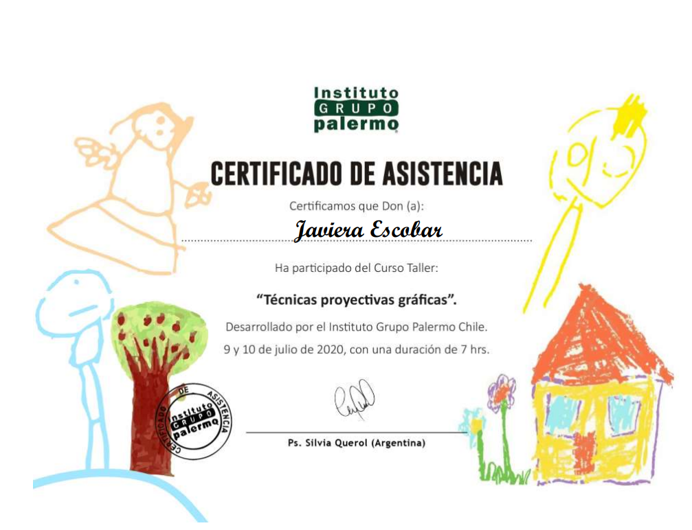 CERTIFICADO PRUEBAS PROYECTIVASEscobar
