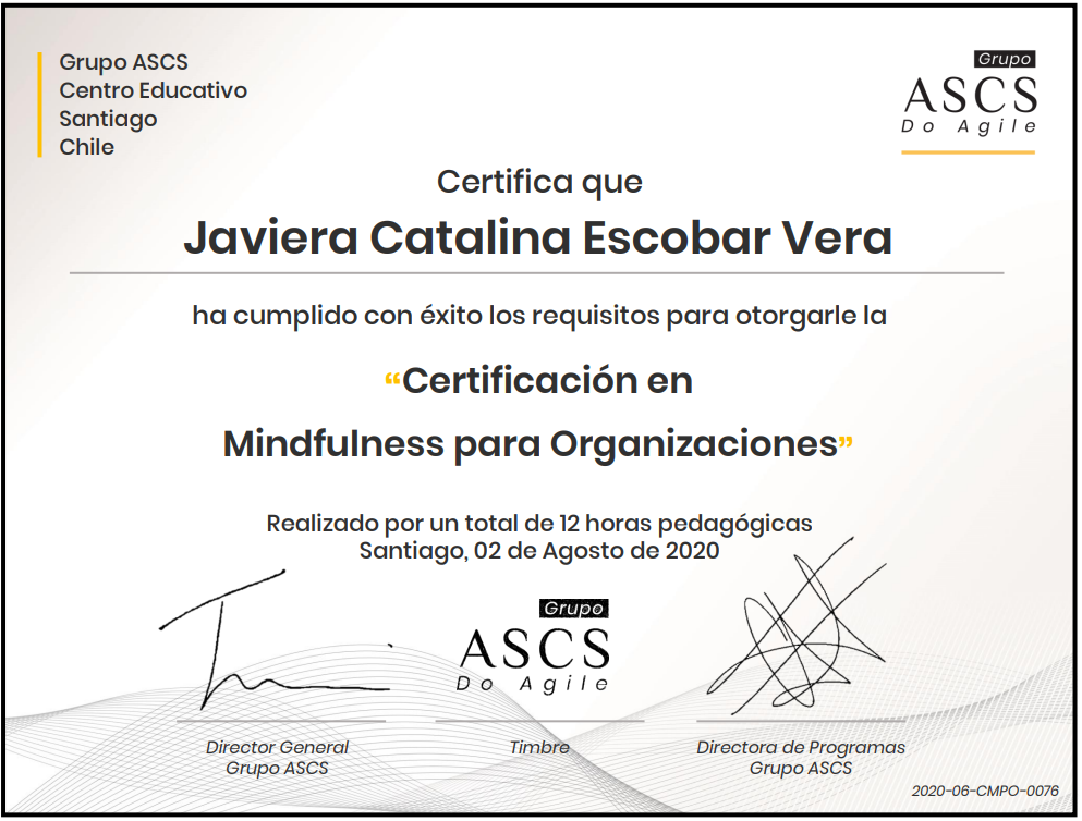 mindfulnees para organizaciones
